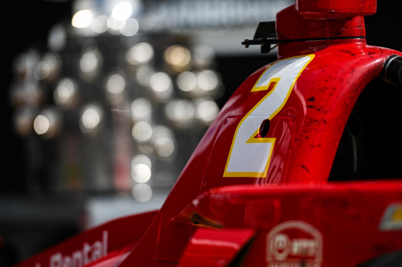 Battle scars adorn the No. 2 of Josef Newgarden - 107th Running of the Indianapolis 500 Presented By Gainbridge - By: James Black -- Photo by: James  Black
