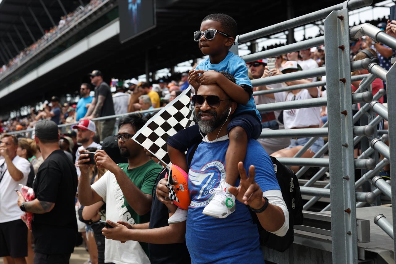 Fans - 107th Running of the Indianapolis 500 Presented By Gainbridge - By: Joe Skibinski -- Photo by: Joe Skibinski