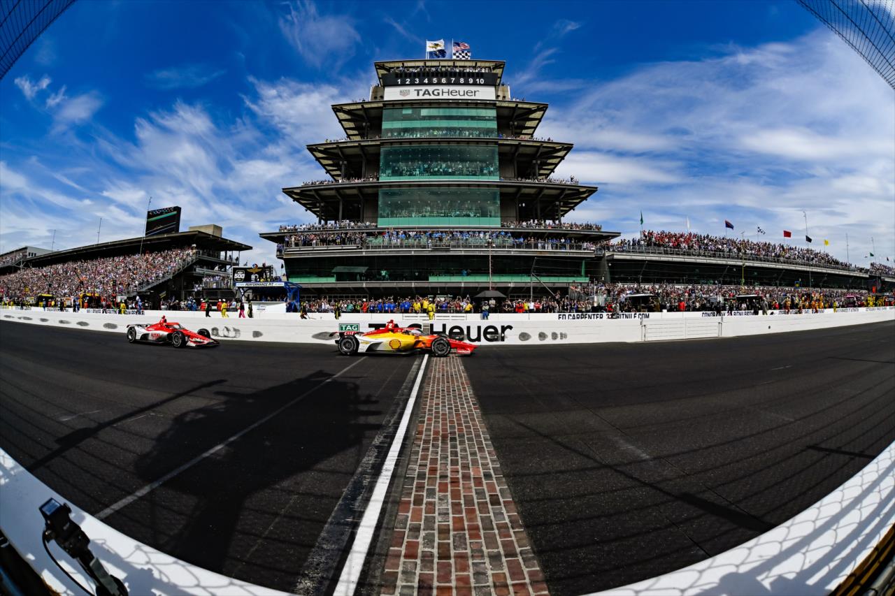 Josef Newgarden wins the 107th Indianapolis 500 - 107th Running of the Indianapolis 500 Presented By Gainbridge - By: Karl Zemlin -- Photo by: Karl Zemlin