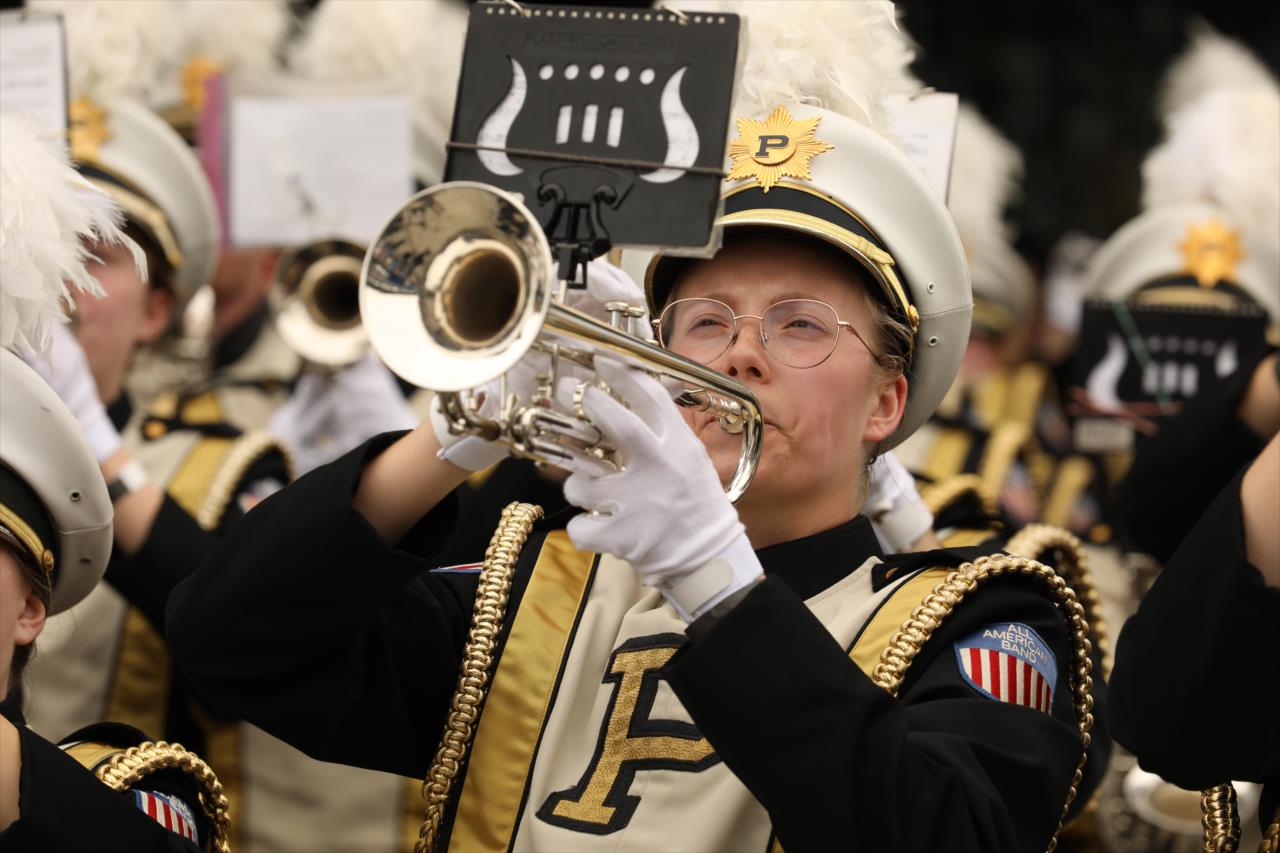 Purdue All-American Marching Band - 107th Running of the Indianapolis 500 Presented By Gainbridge - By: Matt Fraver -- Photo by: Matt Fraver