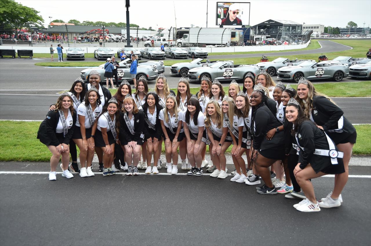 500 Festival Princesses - 107th Running of the Indianapolis 500 Presented by Gainbridge - By: Mike Young -- Photo by: Mike Young