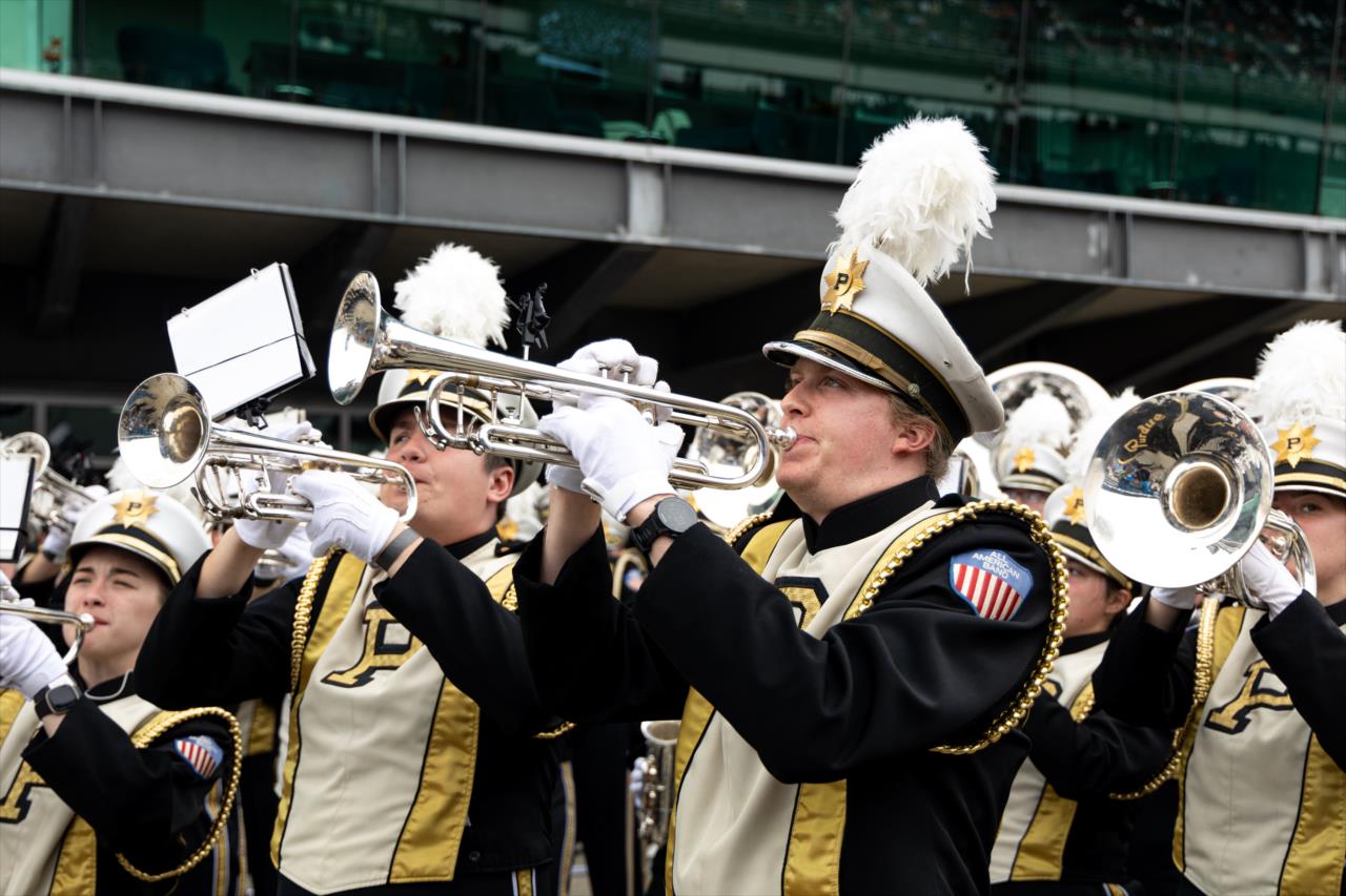 Purdue All-American Marching Band - 107th Running of the Indianapolis 500 Presented By Gainbridge - By: Travis Hinkle -- Photo by: Travis Hinkle