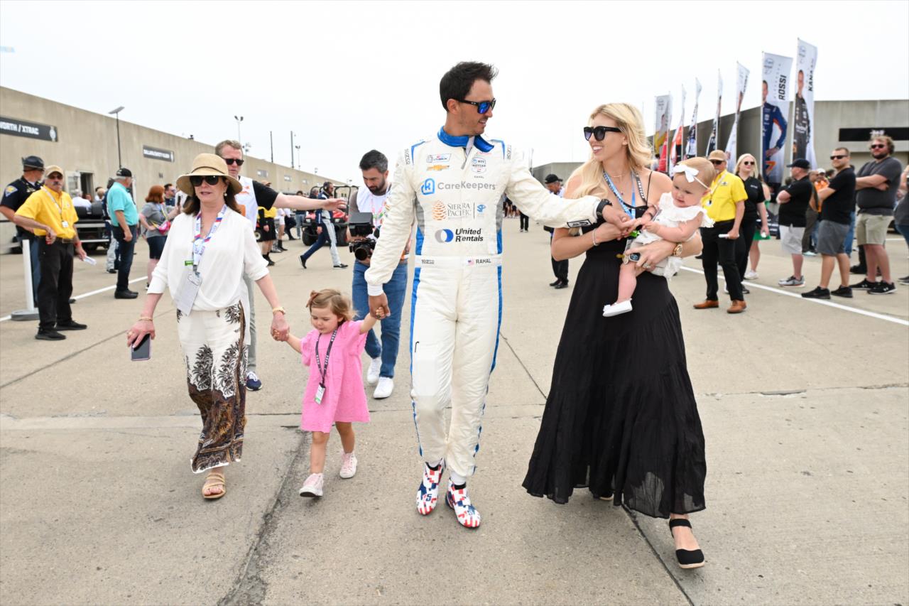 Graham Rahal and family - 107th Running of the Indianapolis 500 Presented By Gainbridge - By: James Black -- Photo by: James  Black