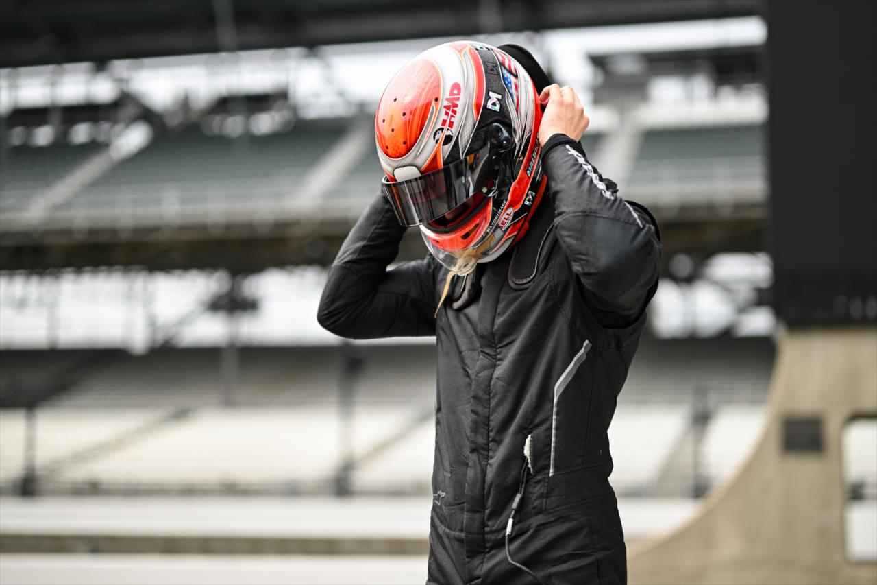 David Malukas - Indianapolis 500 Hybrid Testing - By: James Black -- Photo by: James  Black