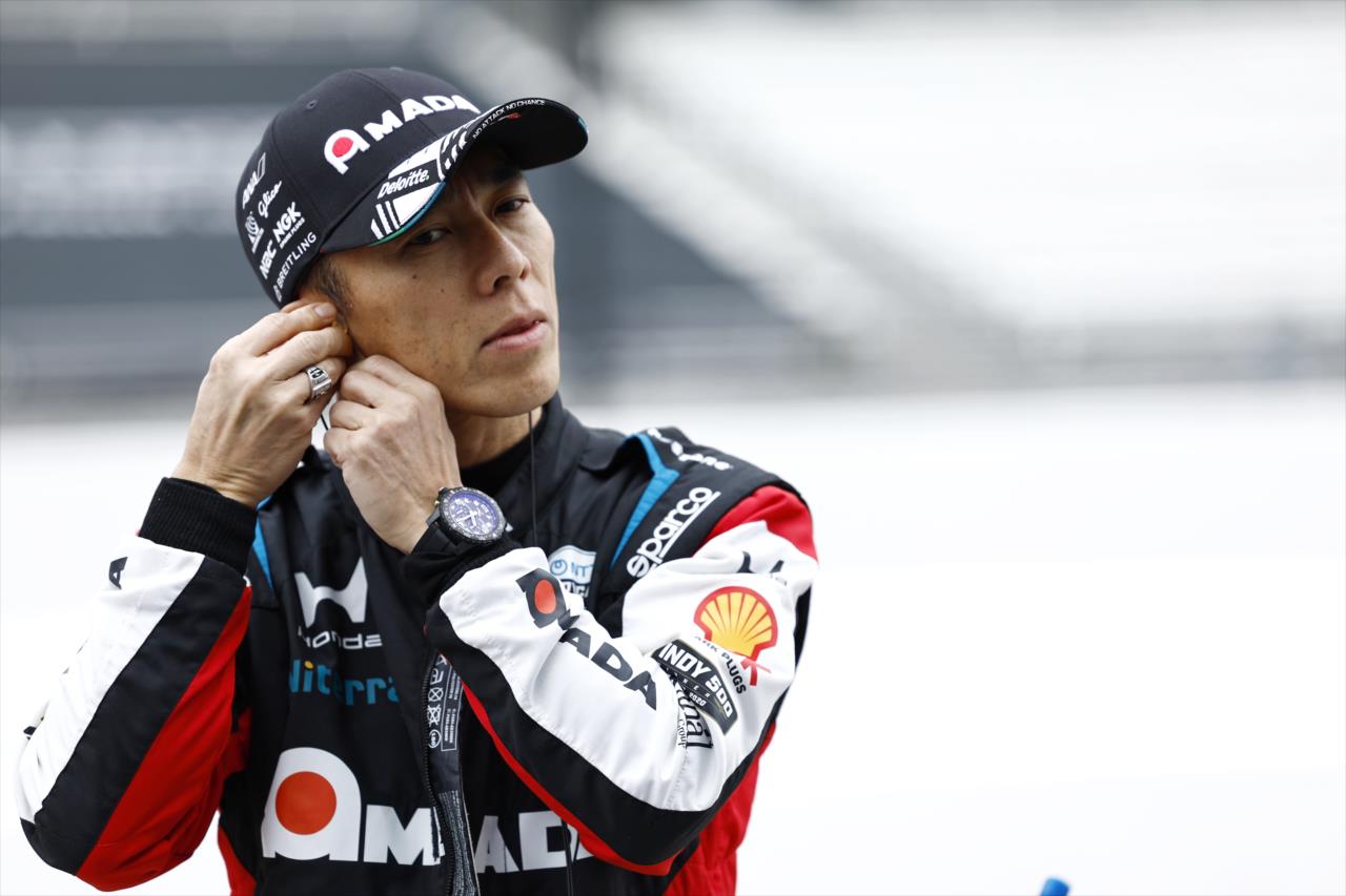Takuma Sato - Indianapolis 500 Open Test - By: Chris Jones -- Photo by: Chris Jones