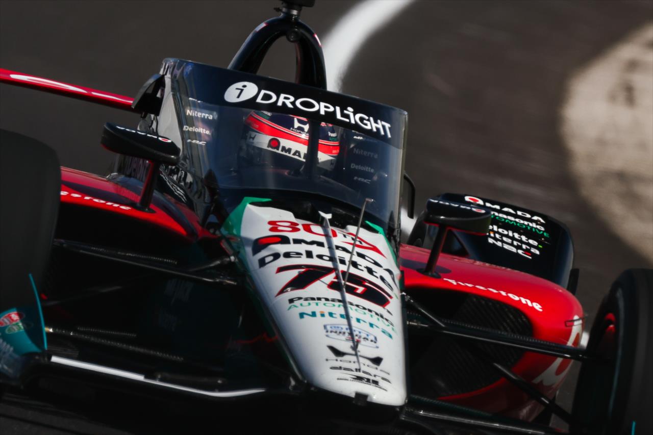 Takuma Sato - Indianapolis 500 Open Test - By: Chris Owens -- Photo by: Chris Owens