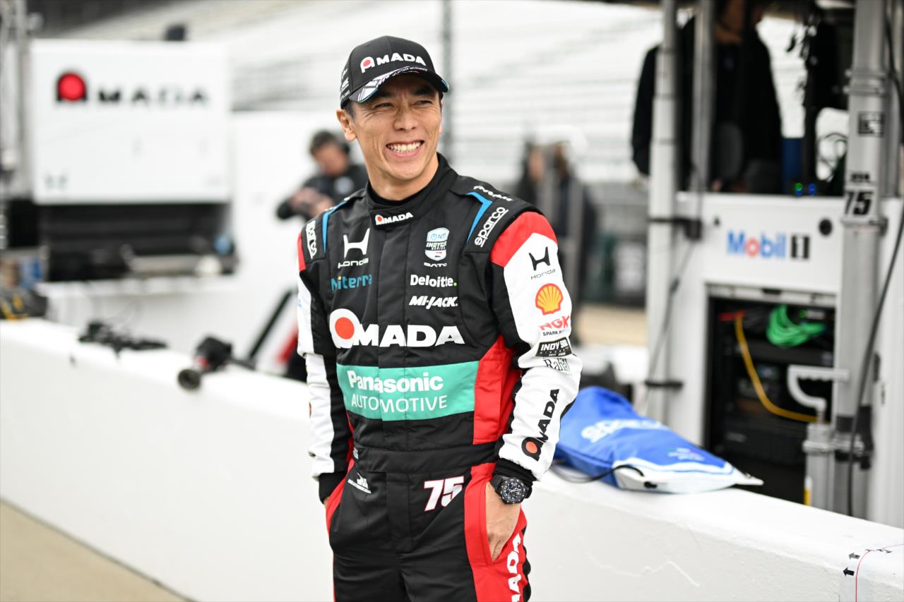 Takuma Sato - Indianapolis 500 Open Test - By: James Black -- Photo by: James  Black