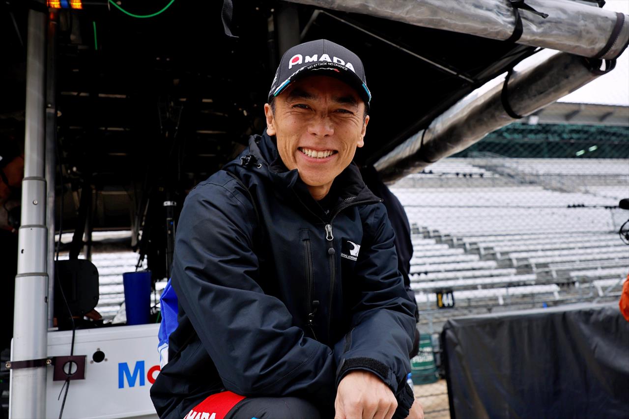 Takuma Sato - Indianapolis 500 Open Test - By: Paul Hurley -- Photo by: Paul Hurley