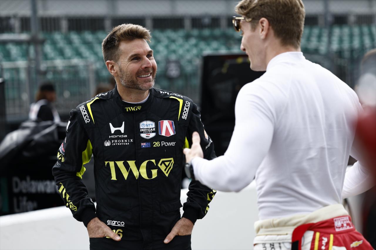 Will Power and Josef Newgarden - Indianapolis 500 Open Test - By: Chris Jones -- Photo by: Chris Jones