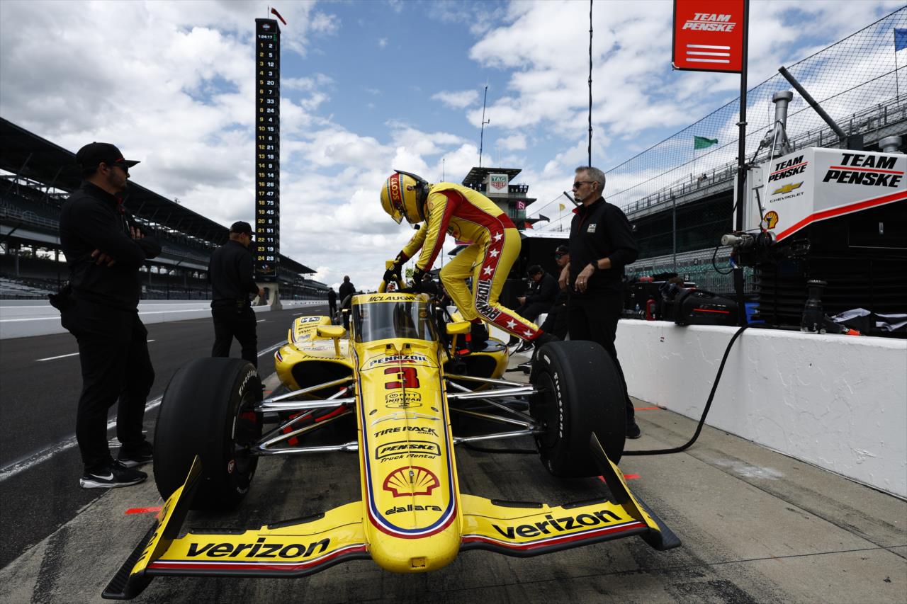 Scott McLaughlin - Indianapolis 500 Open Test - By: Chris Jones -- Photo by: Chris Jones