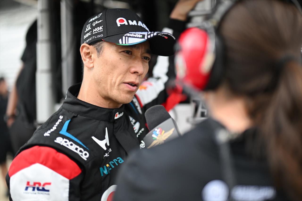 Takuma Sato - Indianapolis 500 Open Test - By: James Black -- Photo by: James  Black