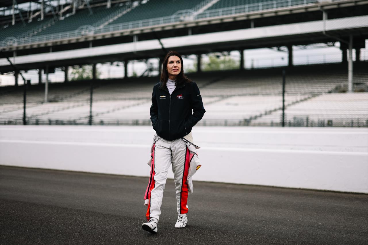 Katherine Legge - Indianapolis 500 Open Test - By: Joe Skibinski -- Photo by: Joe Skibinski