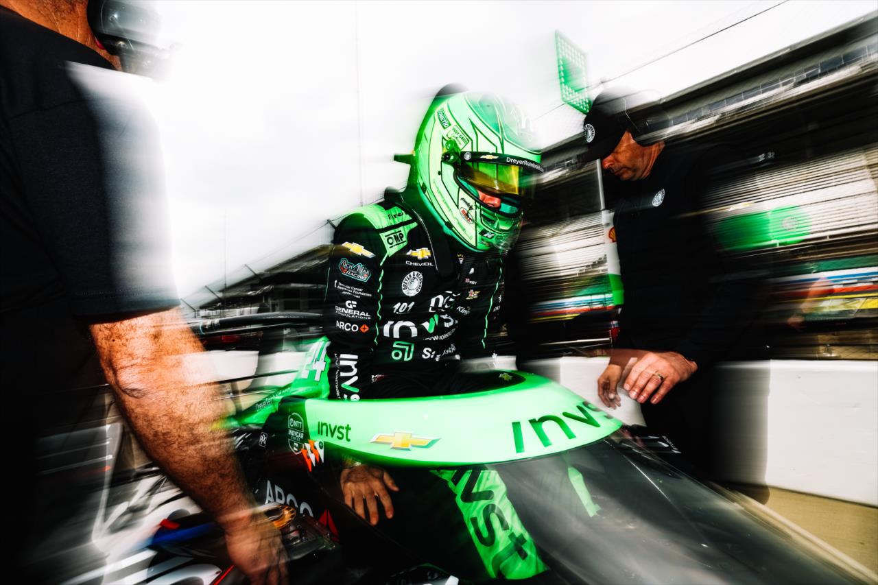 Jack Harvey - Indianapolis 500 Open Test - By: Joe Skibinski -- Photo by: Joe Skibinski