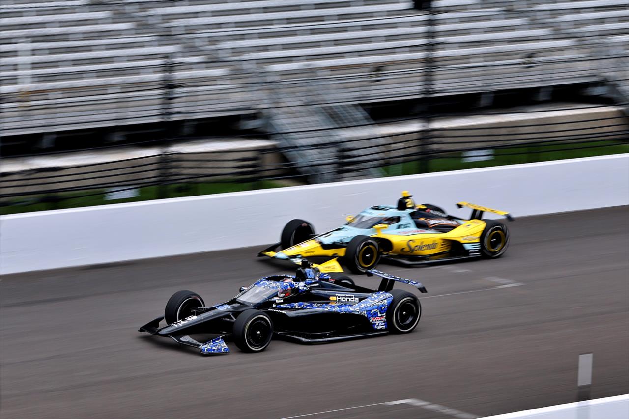 Marcus Armstrong - Indianapolis 500 Open Test - By: Paul Hurley -- Photo by: Paul Hurley