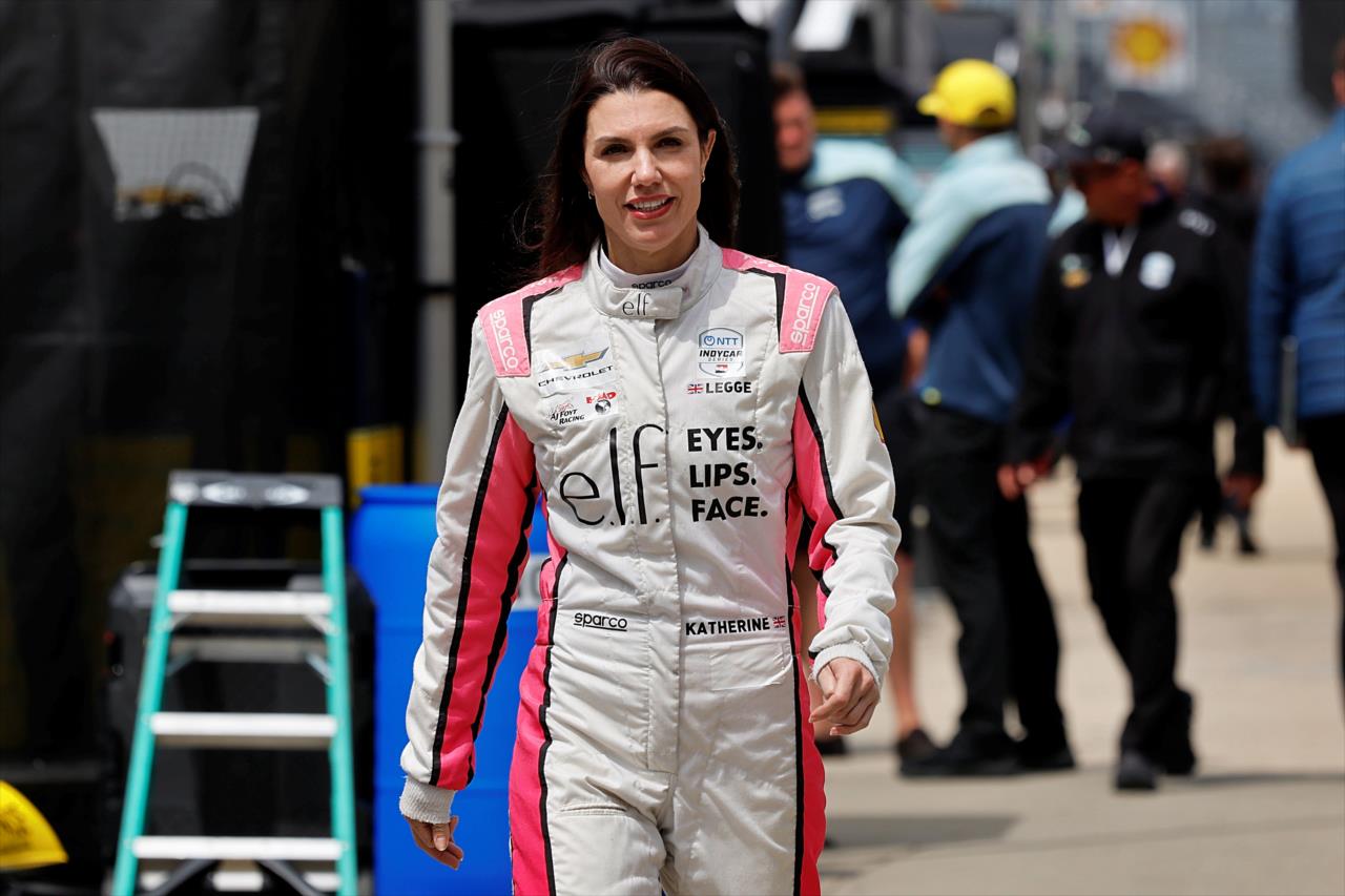 Katherine Legge - Indianapolis 500 Open Test - By: Paul Hurley -- Photo by: Paul Hurley