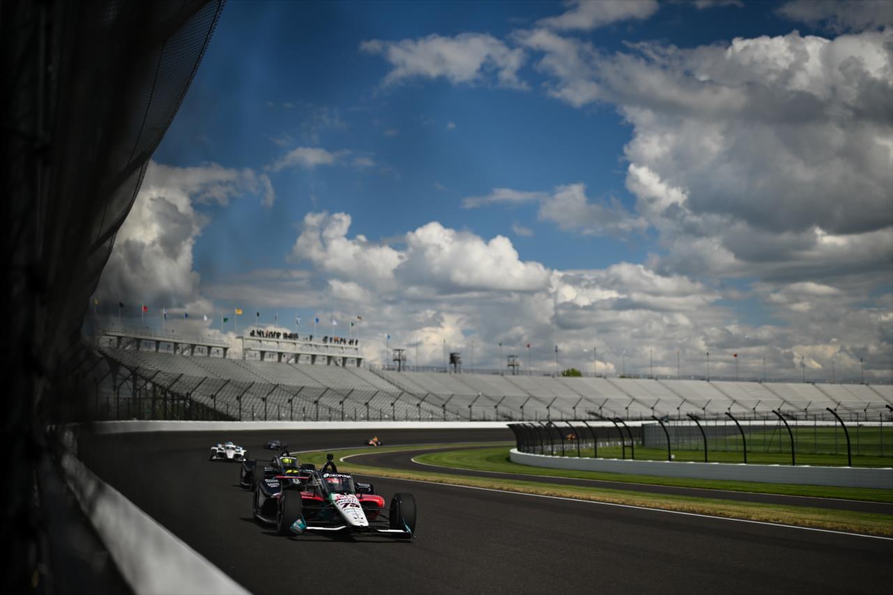 Takuma Sato - Indianapolis 500 Open Test - By: James Black -- Photo by: James  Black