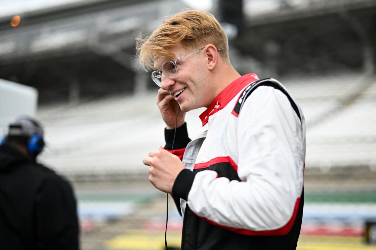 Jacob Abel - Indianapolis 500 Open Test - By: James Black -- Photo by: James  Black