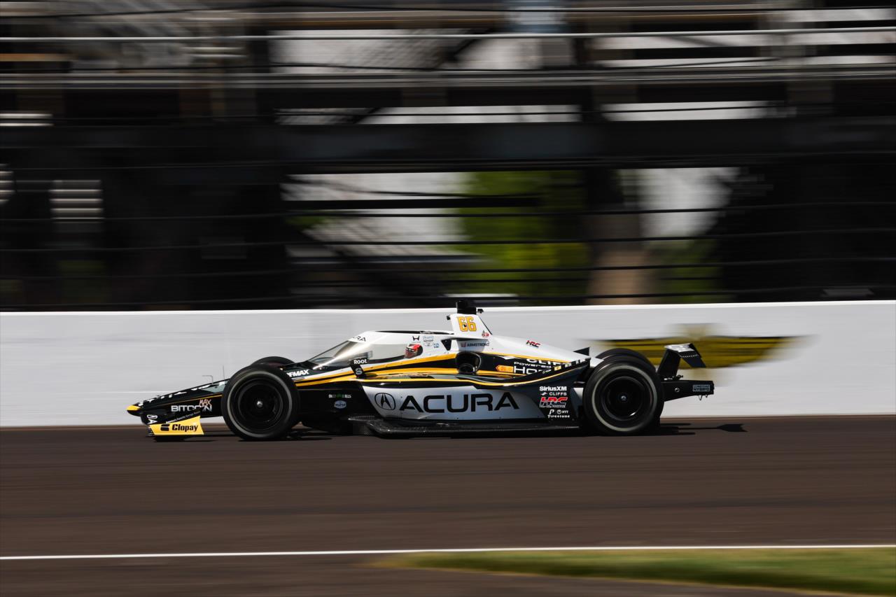 Marcus Armstrong - Indianapolis 500 Practice - By: Chris Owens -- Photo by: Chris Owens