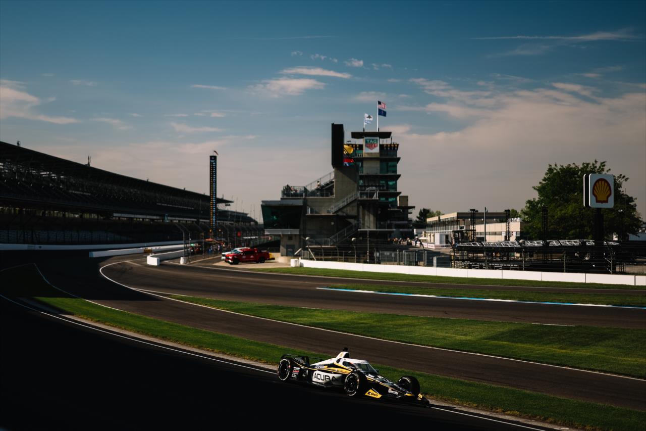 Marcus Armstrong - Indianapolis 500 Practice - By: Joe Skibinski -- Photo by: Joe Skibinski