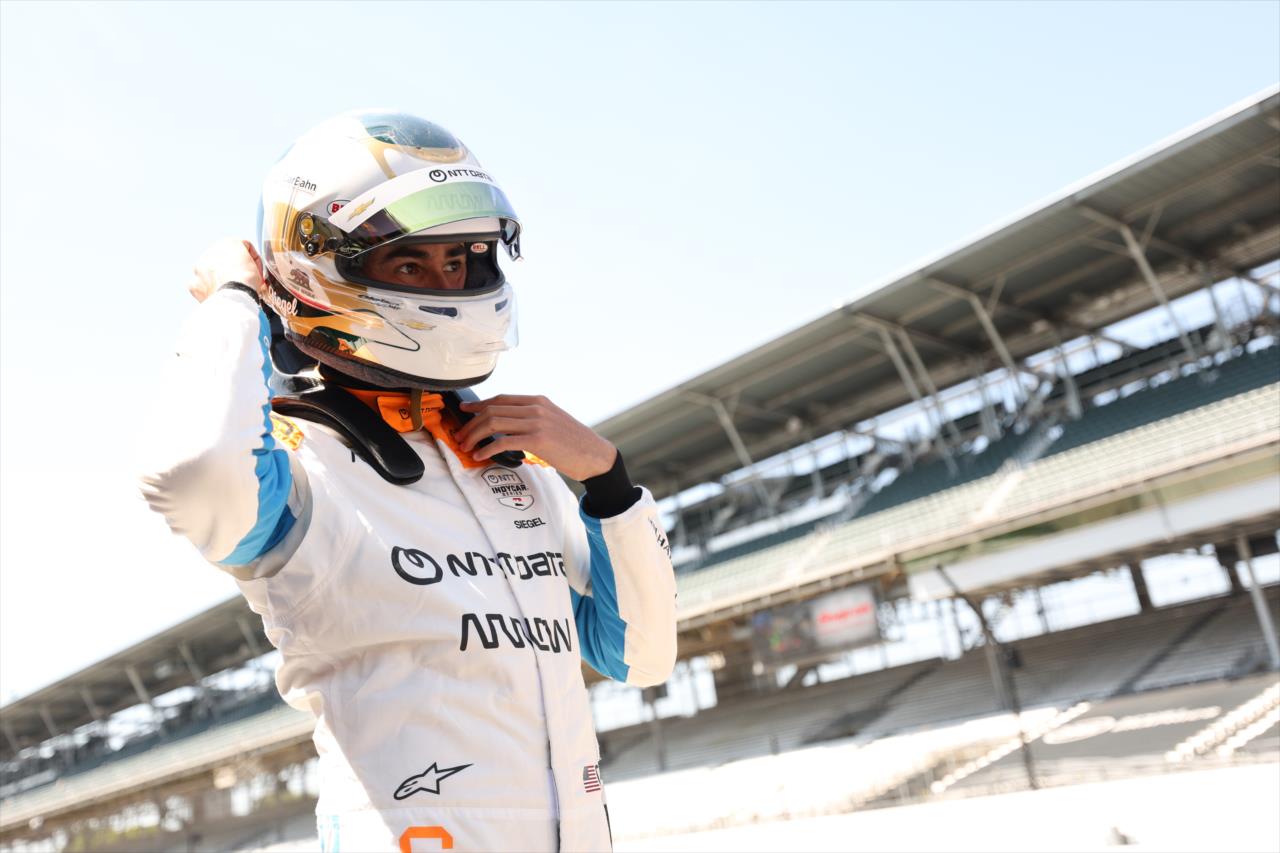 Nolan Siegel - Indianapolis 500 Practice - By: Matt Fraver -- Photo by: Matt Fraver