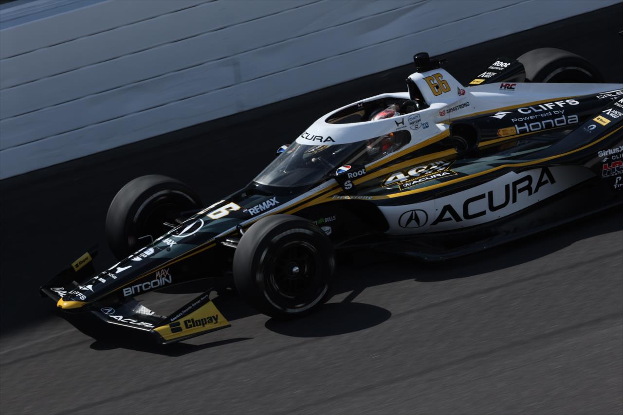Marcus Armstrong - Indianapolis 500 Practice - By: Matt Fraver -- Photo by: Matt Fraver