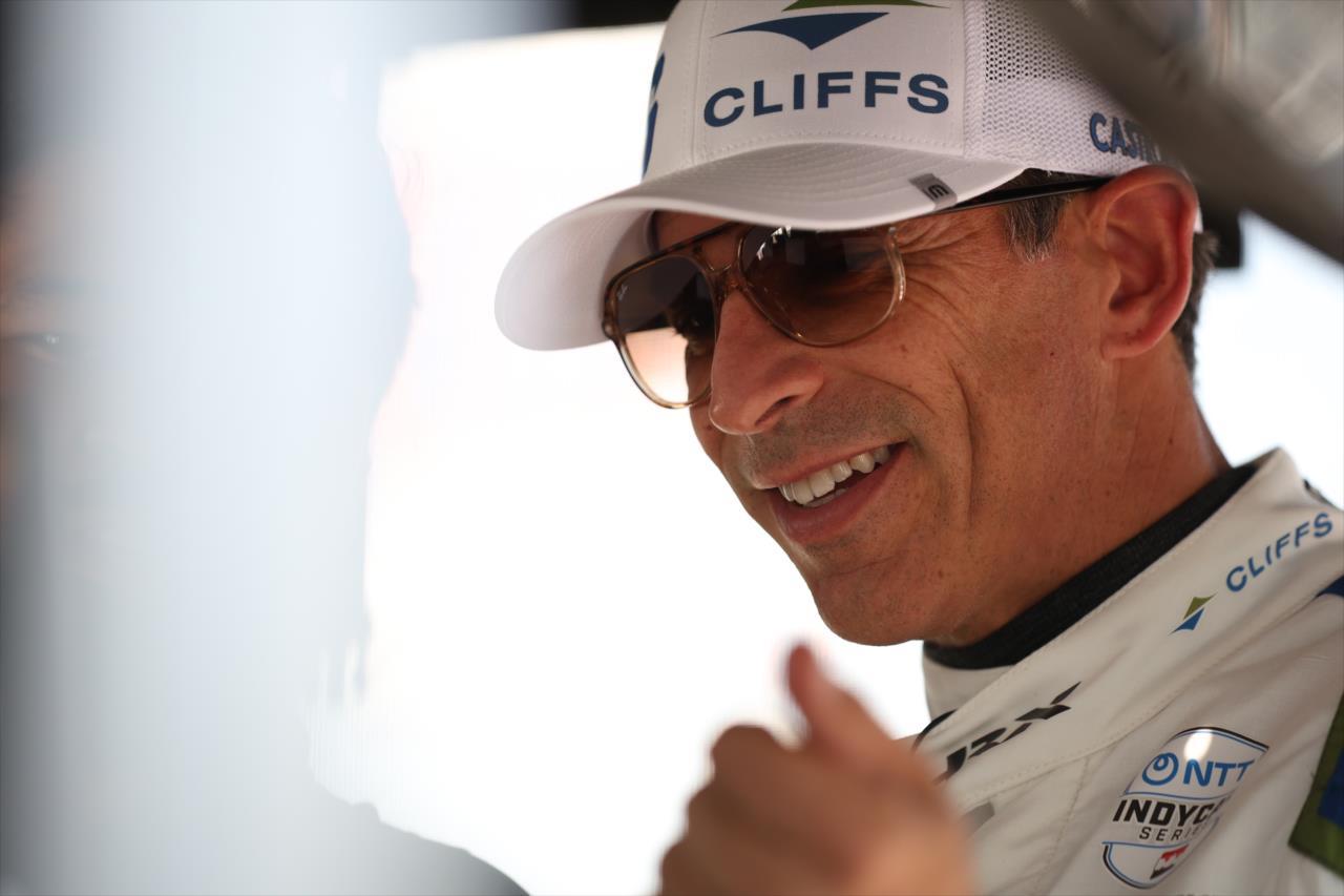 Helio Castroneves - Indianapolis 500 Practice - By: Matt Fraver -- Photo by: Matt Fraver