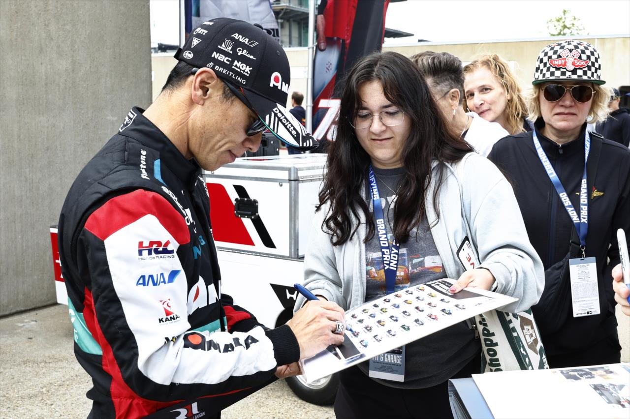 Takuma Sato - Indianapolis 500 Practice - By: Chris Jones -- Photo by: Chris Jones