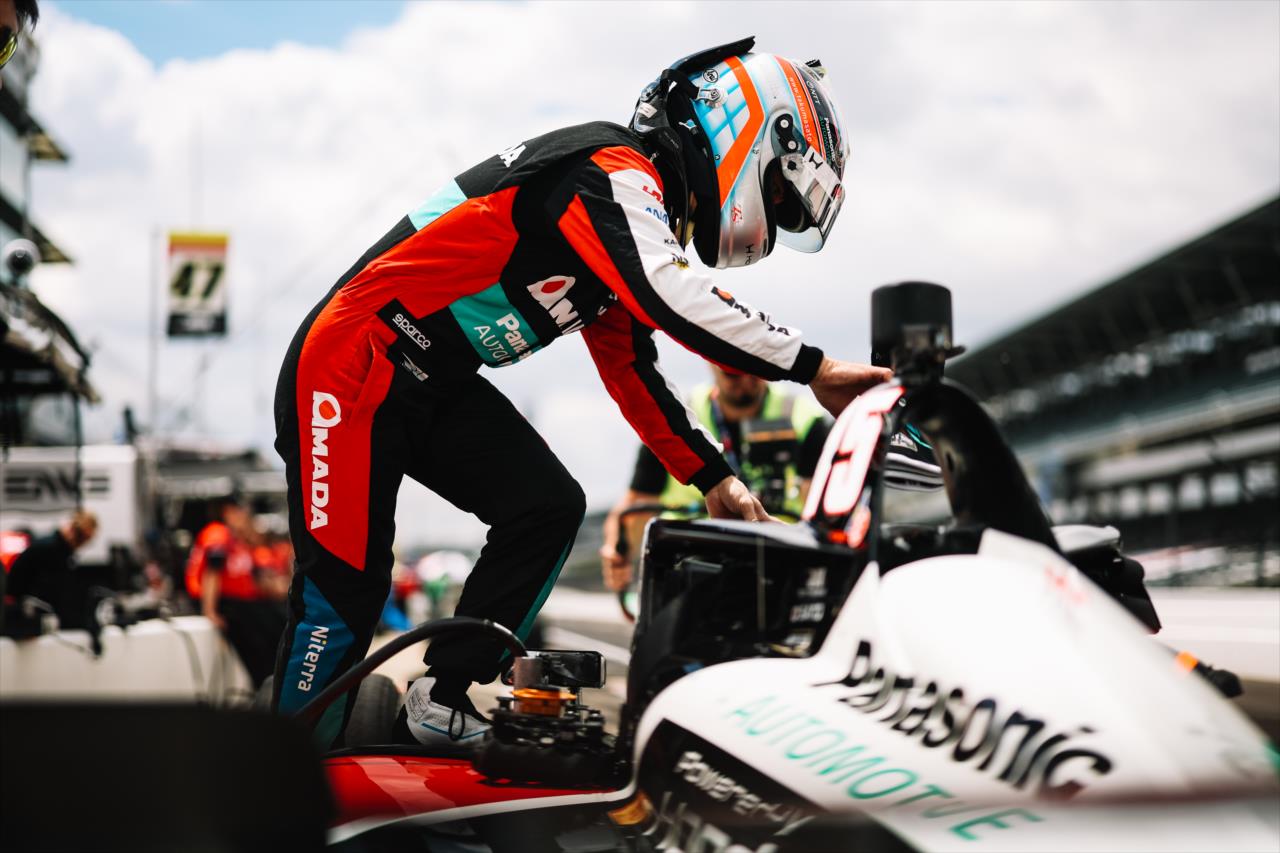 Takuma Sato - Indianapolis 500 Practice - By: Joe Skibinski -- Photo by: Joe Skibinski