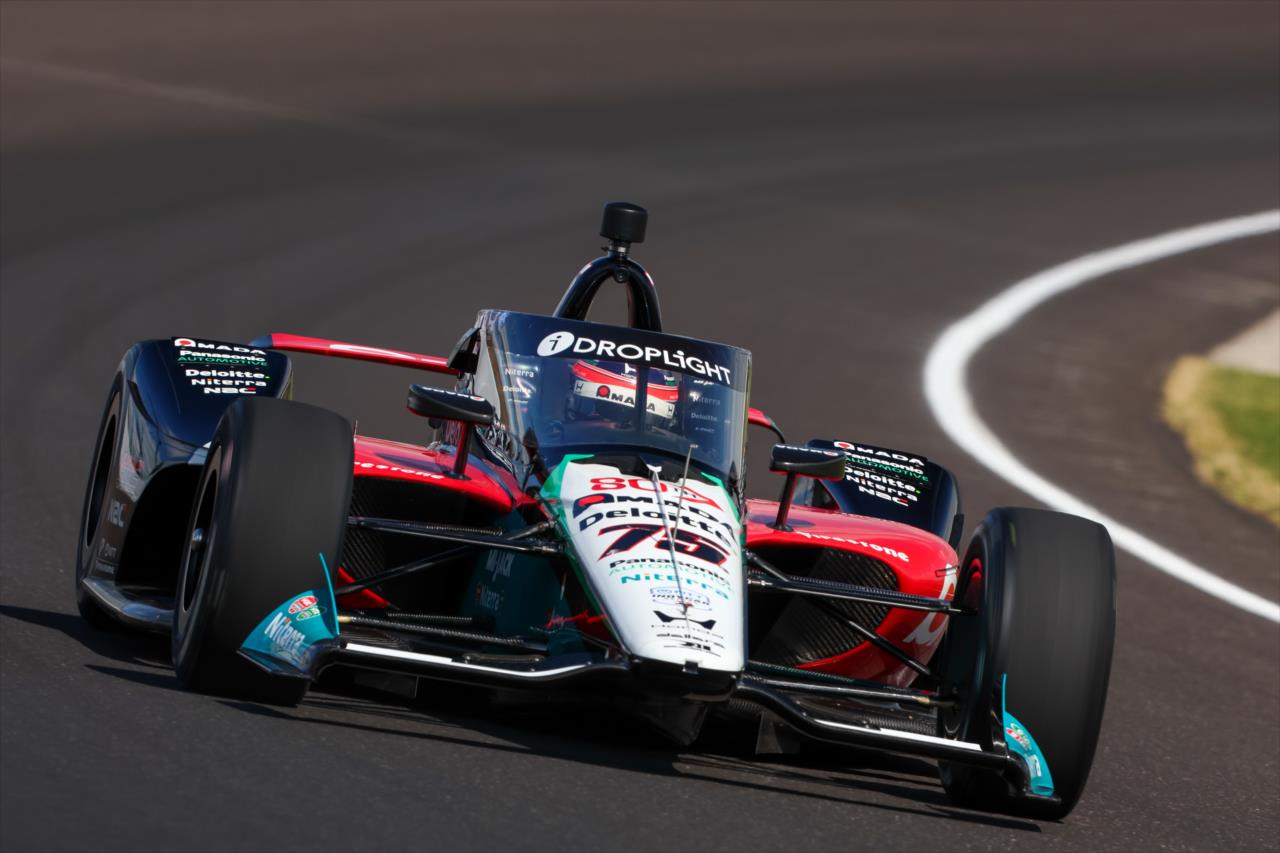 Takuma Sato - Indianapolis 500 Practice - By: Jeff Hilliker -- Photo by: Joe Skibinski