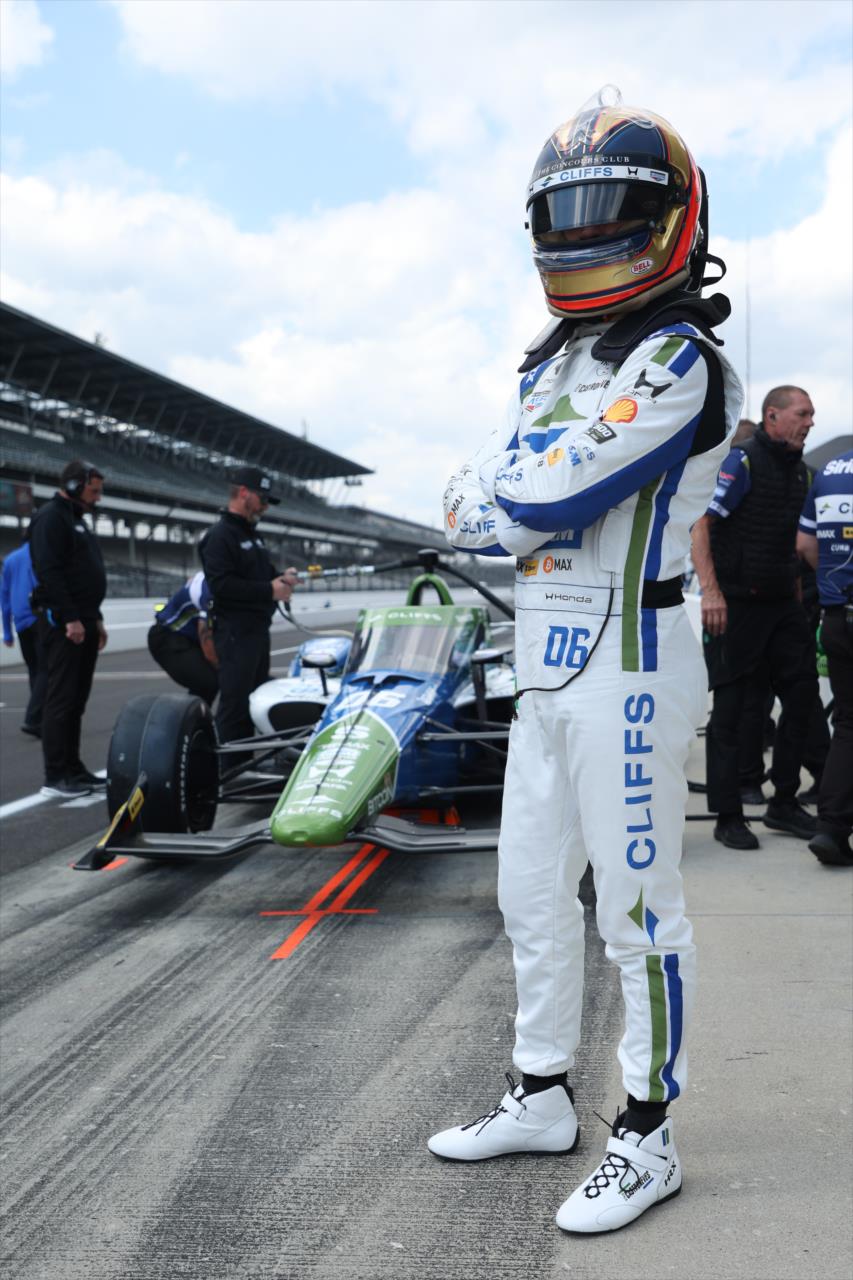 Helio Castroneves - Indianapolis 500 Practice - By: Matt Fraver -- Photo by: Matt Fraver