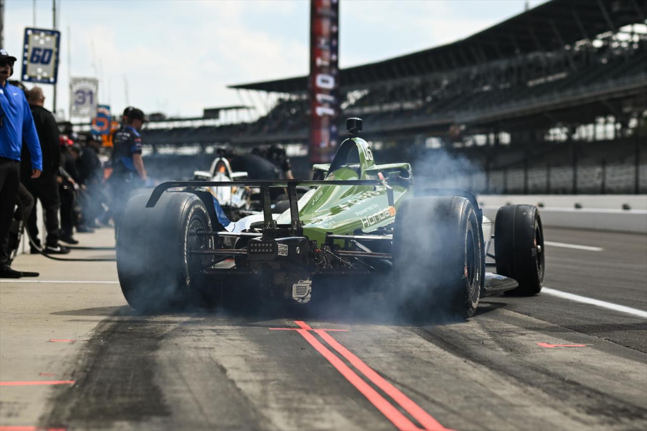 Helio Castroneves - Indianapolis 500 Practice - By: James Black -- Photo by: James  Black