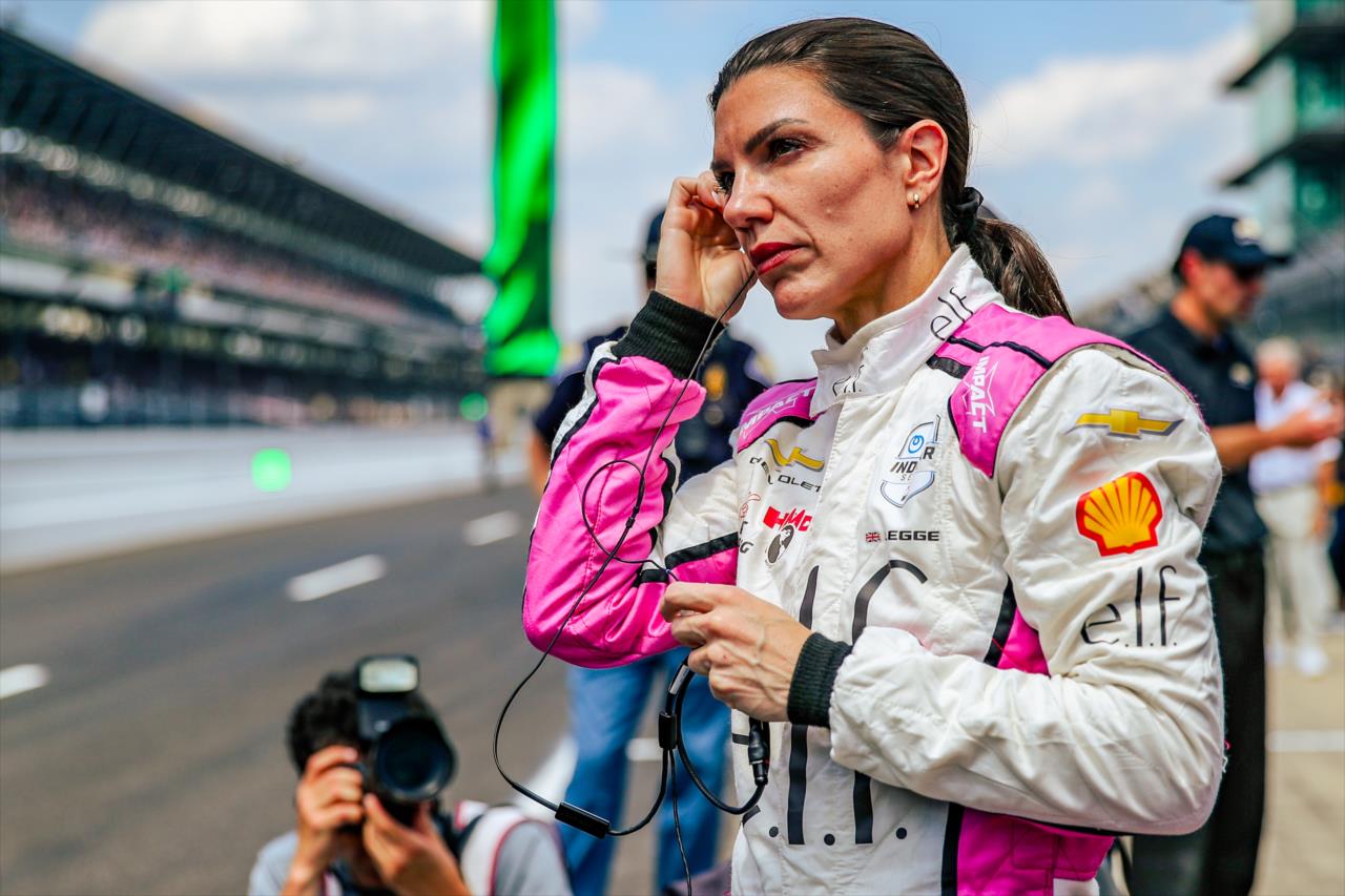 Katherine Legge - PPG Armed Forces Qualifying Pole Day - By: Amber Peitz -- Photo by: Amber Pietz