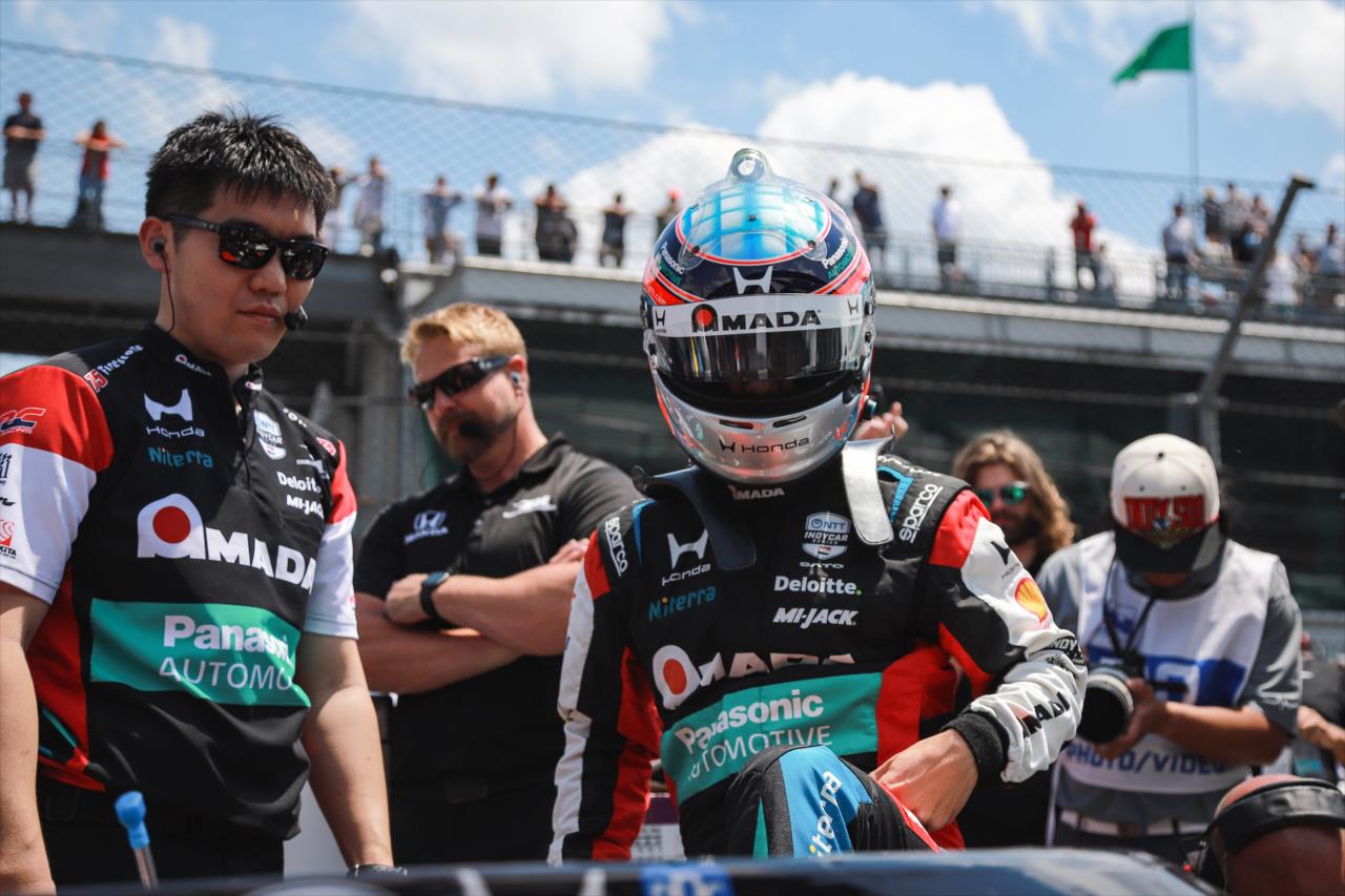 Takuma Sato - PPG Armed Forces Qualifying Pole Day - By: Aaron Skillman -- Photo by: Aaron Skillman