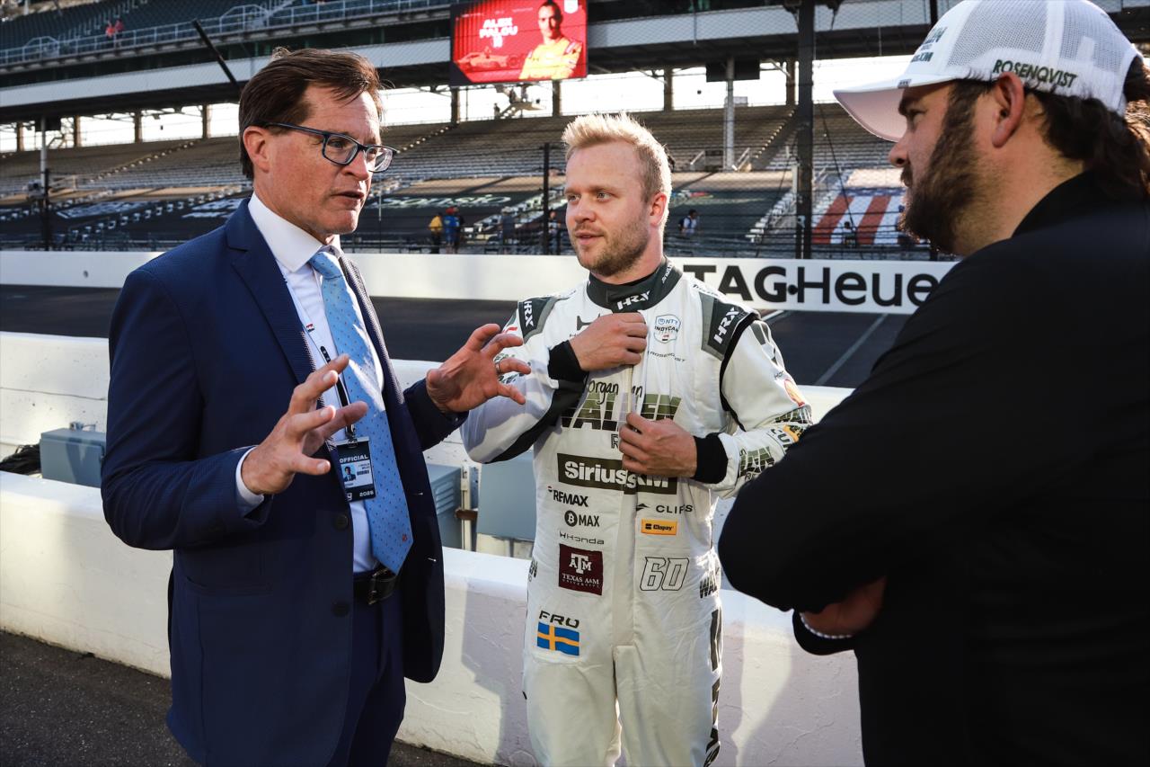 Doug Boles and Felix Rosenqvist - PPG Armed Forces Qualifying Pole Day - Indianapolis 500 - By: Aaron Skillman -- Photo by: Aaron Skillman