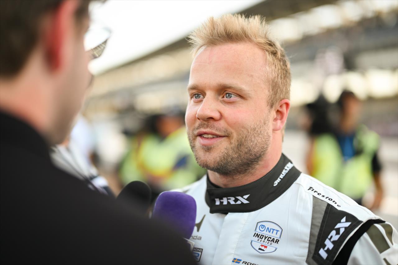 Felix Rosenqvist - PPG Armed Forces Qualifying Pole Day - Indianapolis 500 - By: James Black -- Photo by: James  Black