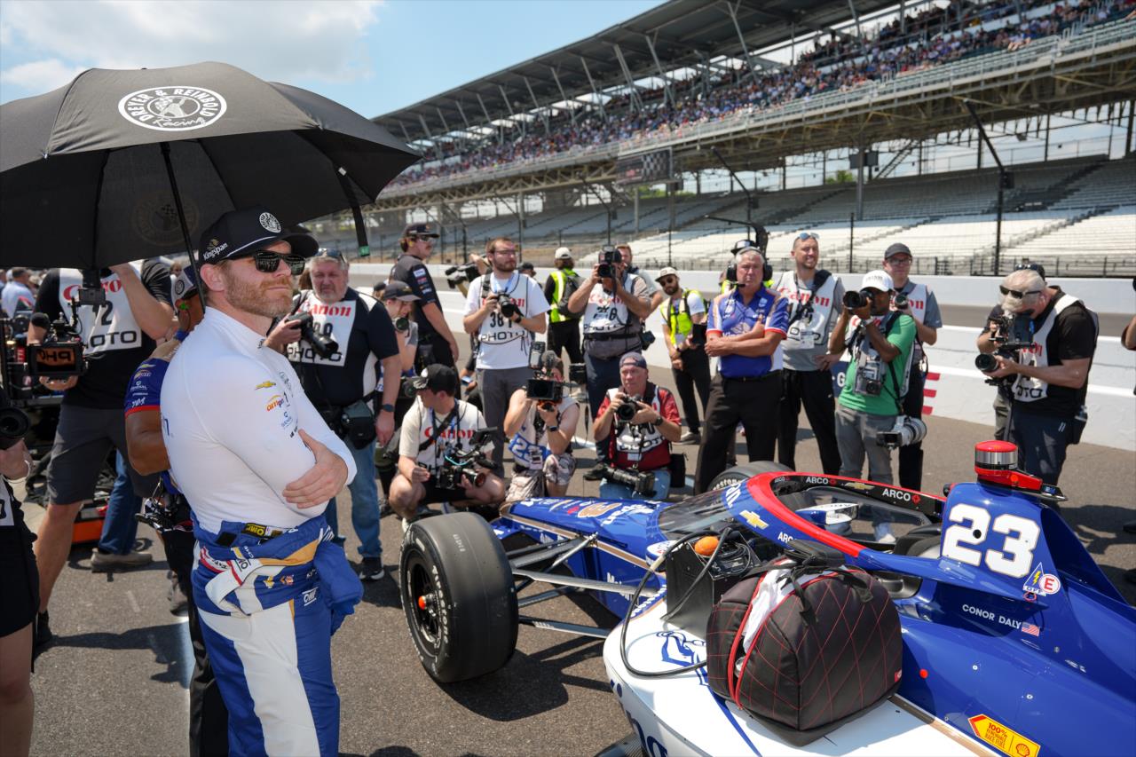Conor Daly - PPG Armed Forces Qualifying Pole Day - By: Josh Hernandez -- Photo by: Josh Hernandez