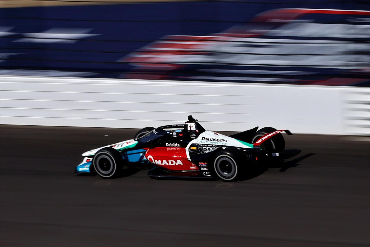 Takuma Sato - PPG Armed Forces Qualifying Pole Day - Indianapolis 500 - By: Paul Hurley -- Photo by: Paul Hurley
