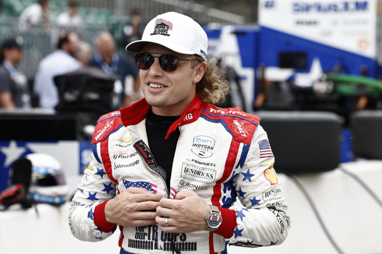 Santino Ferrucci - Indianapolis 500 Practice - By: Chris Jones -- Photo by: Chris Jones
