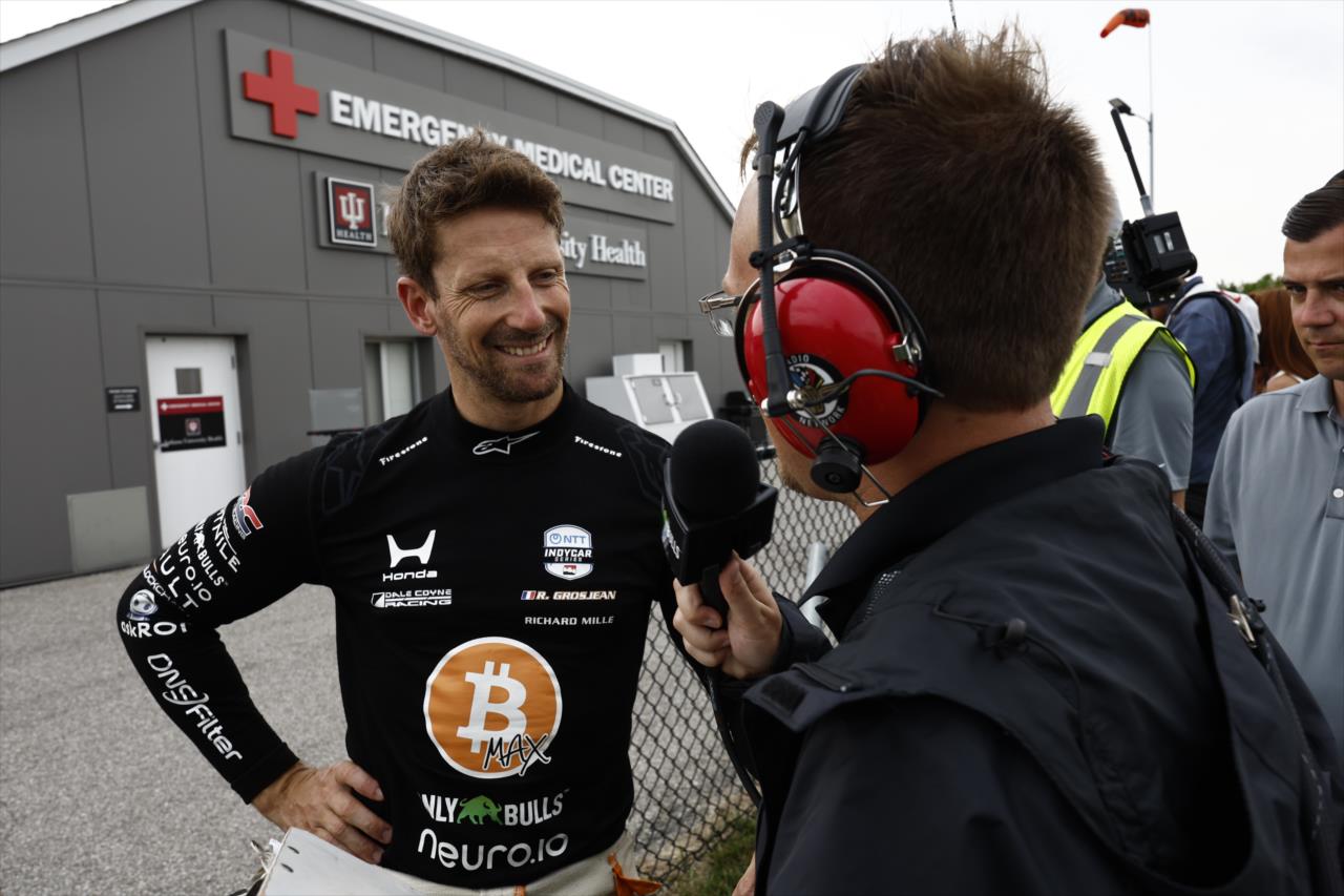 Romain Grosjean - Indianapolis 500 Practice - By: Chris Jones -- Photo by: Chris Jones