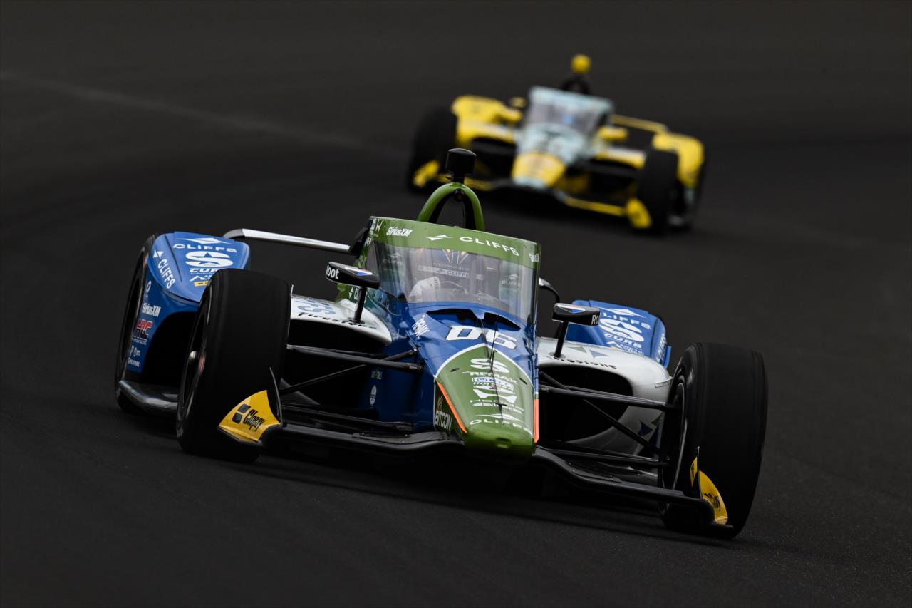 Helio Castroneves - Indianapolis 500 Practice - By: James Black -- Photo by: James  Black