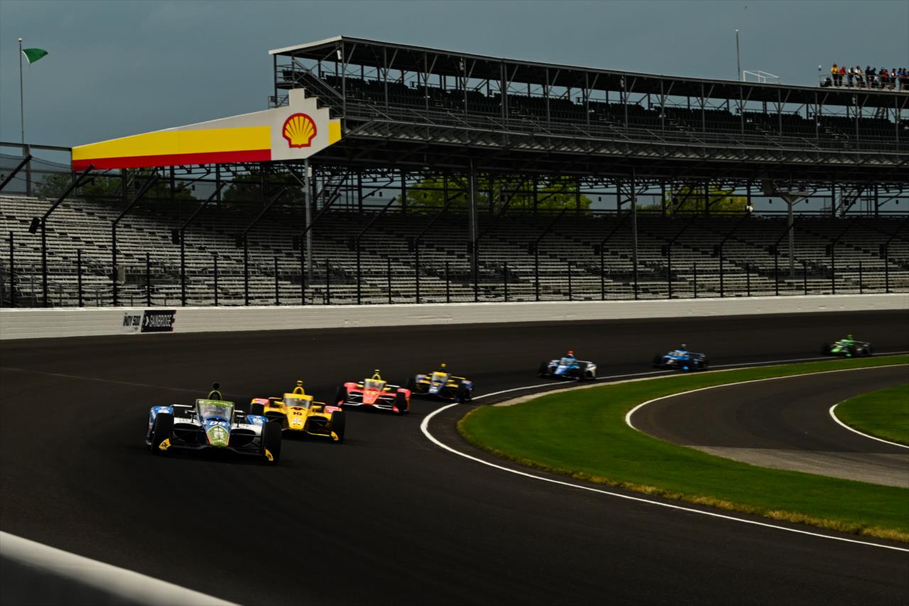 Helio Castroneves - Indianapolis 500 Practice - By: James Black -- Photo by: James  Black