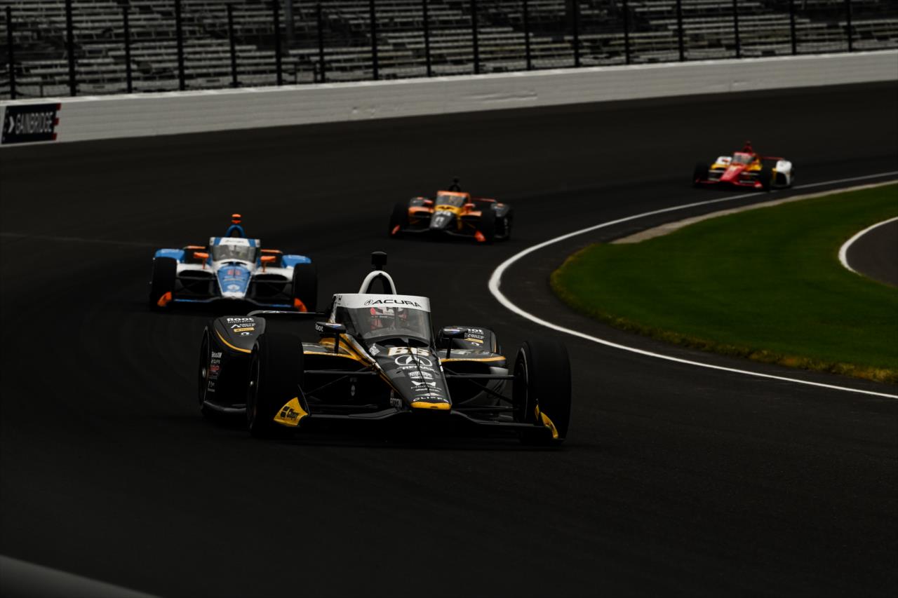 Marcus Armstrong - Indianapolis 500 Practice - By: James Black -- Photo by: James  Black