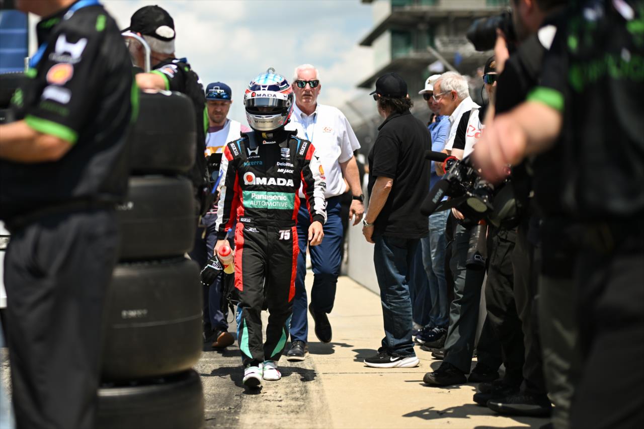Takuma Sato - PPG Armed Forces Qualifying Pole Day - By: James Black -- Photo by: James  Black