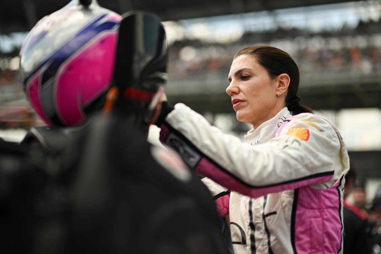 Katherine Legge - PPG Armed Forces Qualifying Pole Day - By: James Black -- Photo by: James  Black