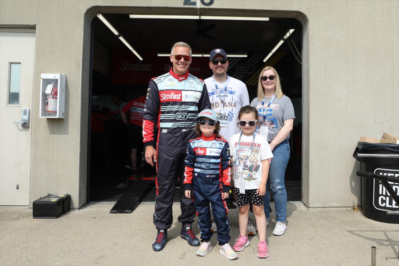 Riley Kid and ECR Honorary Crew Chief with Ed Carpenter - Indianapolis 500 Practice - By: Matt Fraver -- Photo by: Matt Fraver