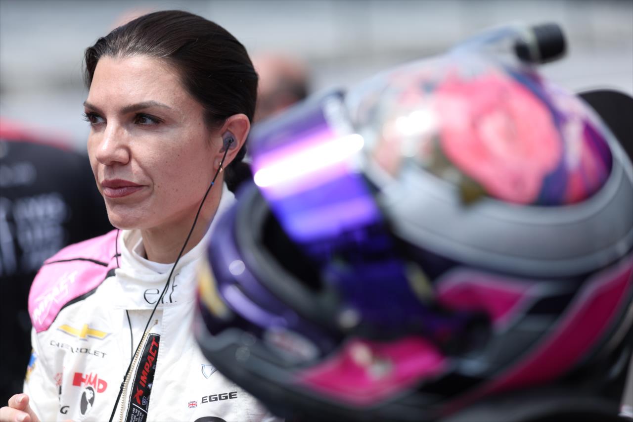 Katherine Legge - PPG Armed Forces Qualifying Pole Day - By: Matt Fraver -- Photo by: Matt Fraver