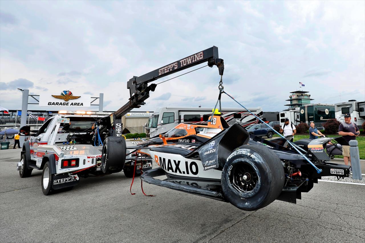 Romain Grosjean - Indianapolis 500 Practice - By: Paul Hurley -- Photo by: Paul Hurley