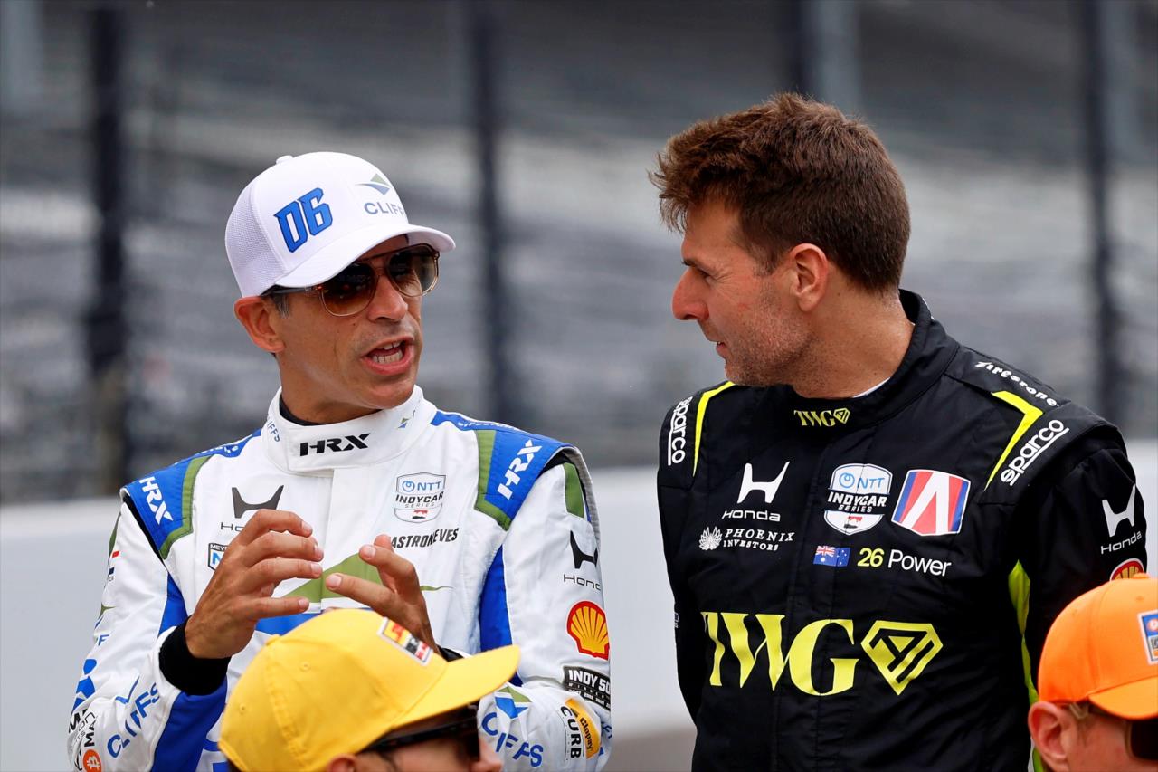 Helio Castroneves - Indianapolis 500 Practice - By: Paul Hurley -- Photo by: Paul Hurley