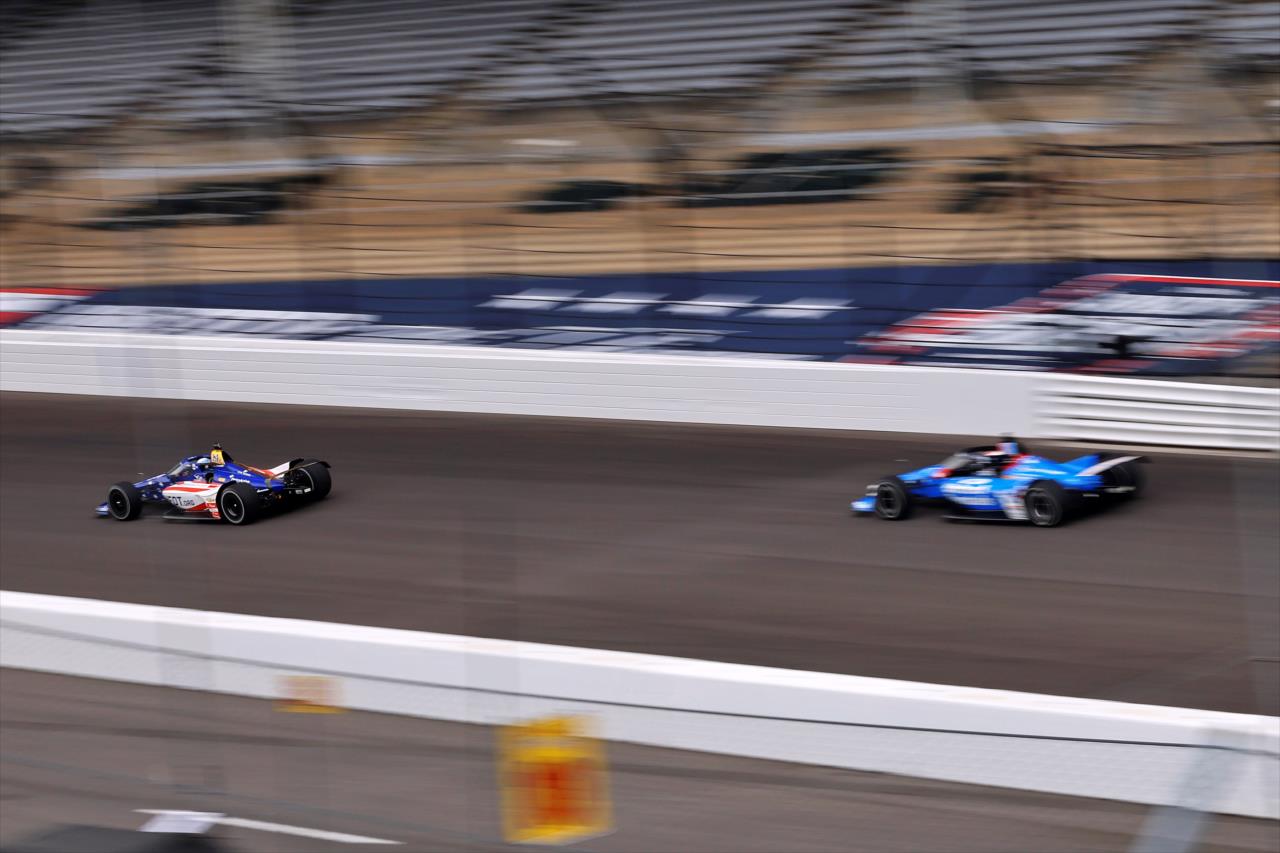 Santino Ferrucci - Indianapolis 500 Practice - By: Paul Hurley -- Photo by: Paul Hurley