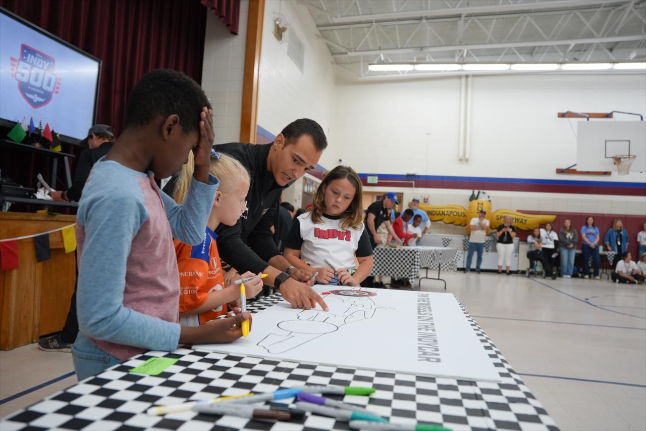 Alex Palou - Gallagher Community Day - By: Josh Hernandez -- Photo by: Josh Hernandez